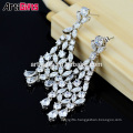 earring factory china white gold plated fashion jewelry charm earring